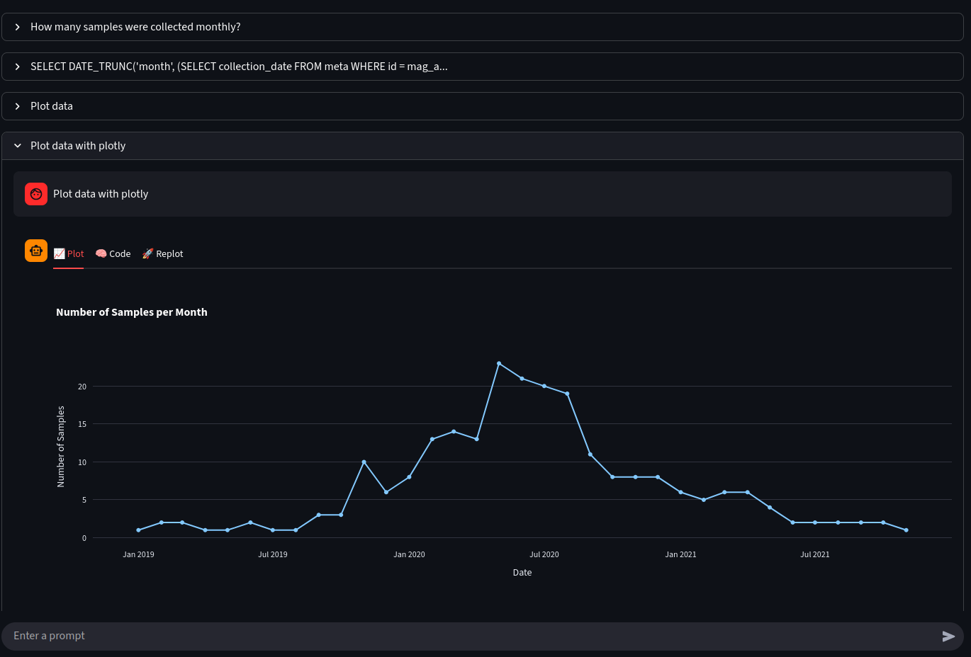 SewageGPT answers questions